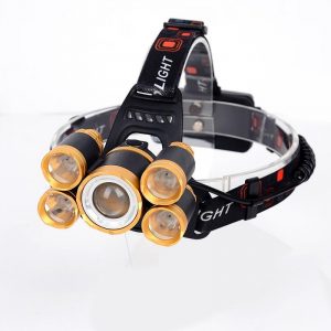 Water Resistant Powerful Camping Head Lamp- Battery Powered