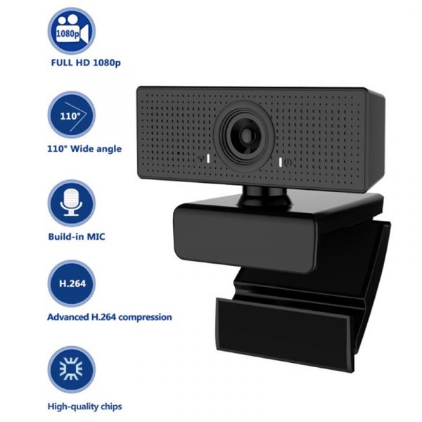 C60 HD 1080P Webcam with Built-in Microphone_1
