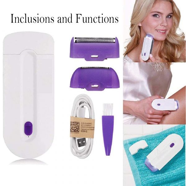Rechargeable Epilator Laser Hair Remover for Face and Body_3