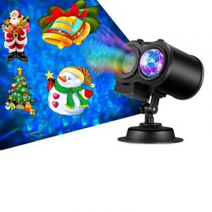 2 in 1 Holiday Projector Lights with 16 Film Options – AU,EU,UK,US Plug