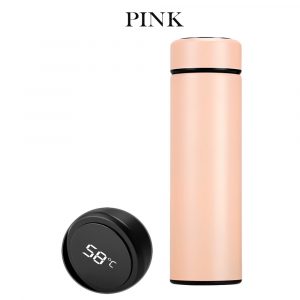 500ML Stainless Steel Insulated Hot and Cold Smart Water Bottle, with Temperature LCD Display