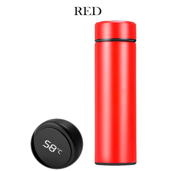 500ML Stainless Steel Insulated Hot and Cold Smart Water Bottle, with Temperature LCD Display_2