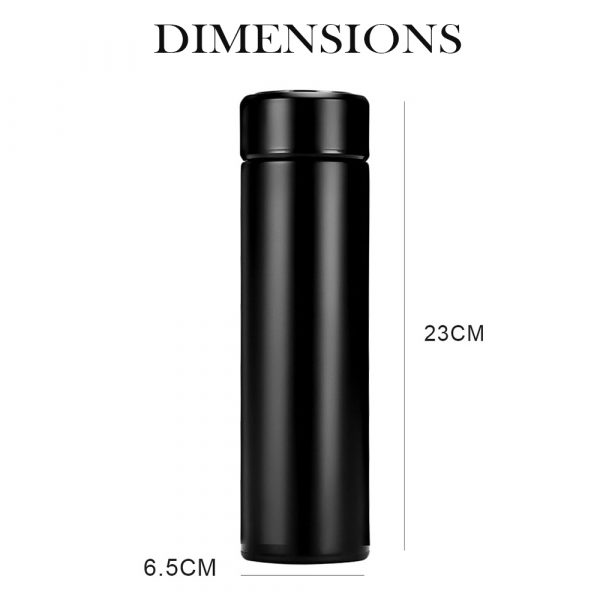 500ML Stainless Steel Insulated Hot and Cold Smart Water Bottle, with Temperature LCD Display_5