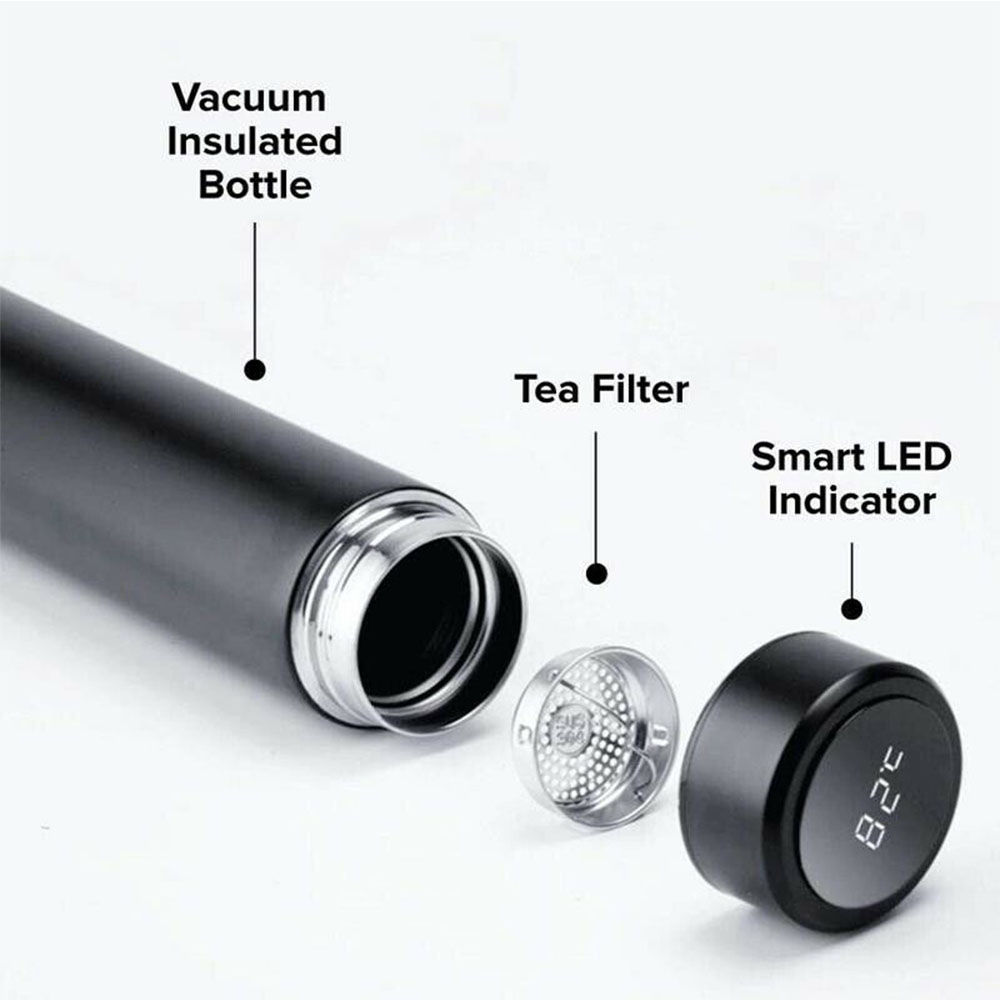 Smart Thermos Bottle 500ml Vacuum Flasks Led Digital Temperature Display  Stainless Steel Insulation Mugs Intelligent /JS