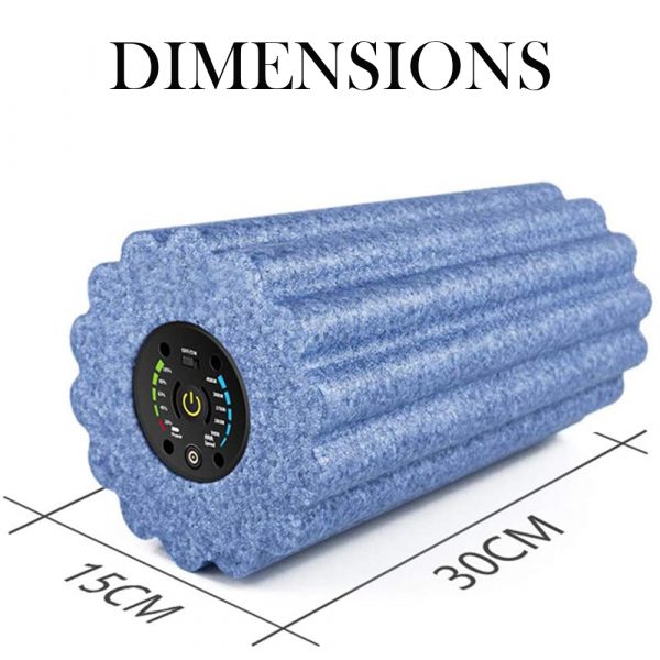 Yoga Foam Roller Electric Vibration Rechargeable Adjustable Massager Yoga Fitness Pain Therapy Fitness Shaping_4