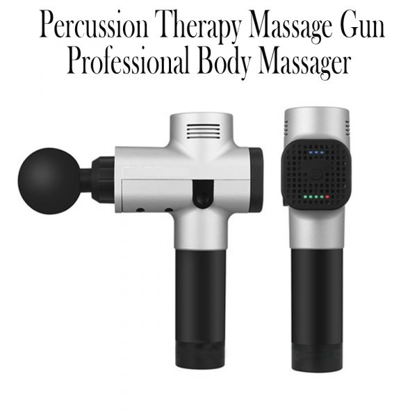 Percussion Therapy Massage Gun Professional Body Massage Electric Vibrating Massager Tool with 9 Heads_6