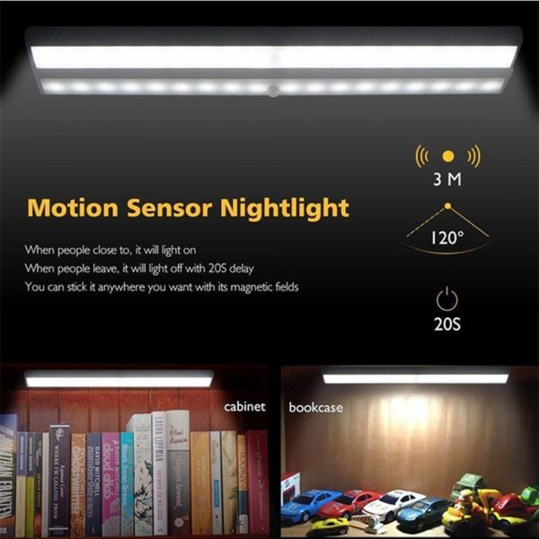 Smart Motion Sensor LED Night Light 6/10 LED Human Body Induction Detector for Home Bed Kitchen Cabinet Wardrobe Wall Lamp_14
