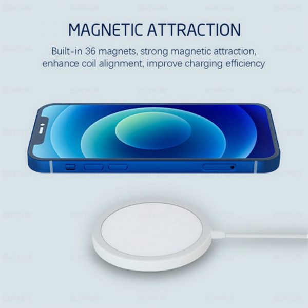 15W Magnetic Wireless QI Charger Cable for iPhone 12 Pro12 Mini 12 Pro Max 12_5