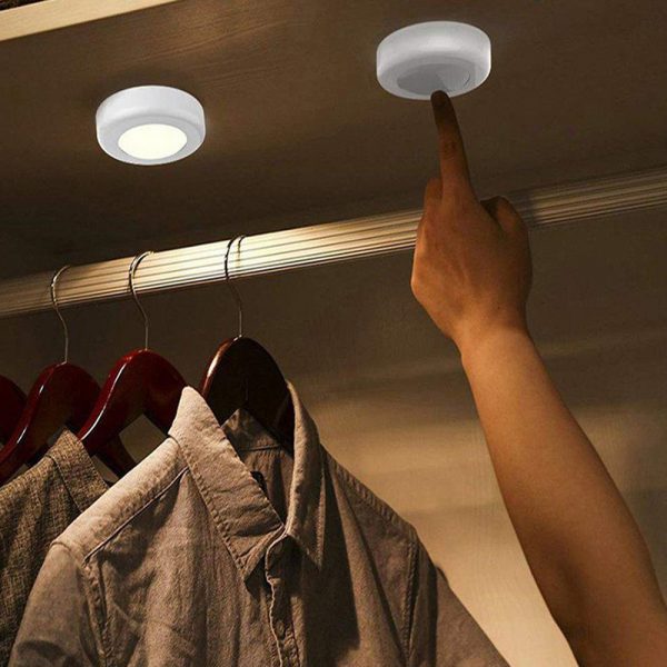 3 Remote Control Closet Wardrobe Cabinet Bedside Emergency LED Battery Operated Night Light_10