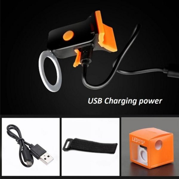USB Charging LED Multiple Lighting Modes Bicycle Light Flashing Tail Light Rear Warning Bicycle Lights_2