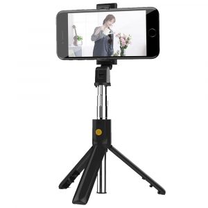 3 In 1 Wireless Bluetooth Selfie Stick Foldable Mini Tripod Expandable Monopod with Remote Control For iPhone iOS Android