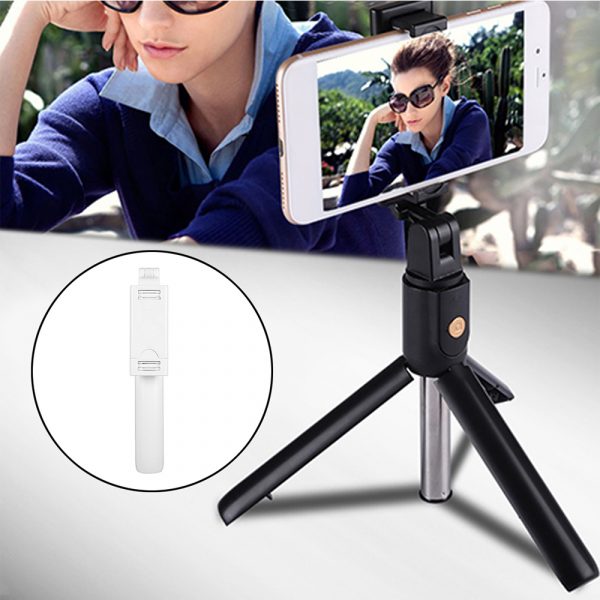 3 In 1 Wireless Bluetooth Selfie Stick Foldable Mini Tripod Expandable Monopod with Remote Control For iPhone iOS Android_3