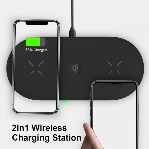 18W 3-in-1 Fast Charging Wireless QI Charger Pad for Apple, Samsung, Apple Watch and AirPods_8