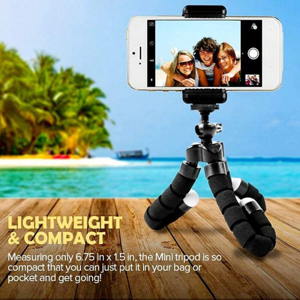 Remote Control Flexible Mobile Phone Holder Tripod Octopus Bracket for Cell Phone and Camera Selfie Stand_7