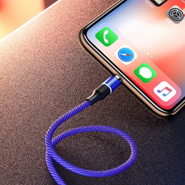 3-in-1 Fast Charging Magnetic Cable Charger for Micro USB, Type C and for Apple Devices iPhone 12 11 Pro XS Max_10