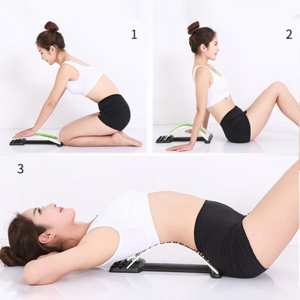 Back Stretcher and Massager Spine Relaxer for Lumbar Support_2