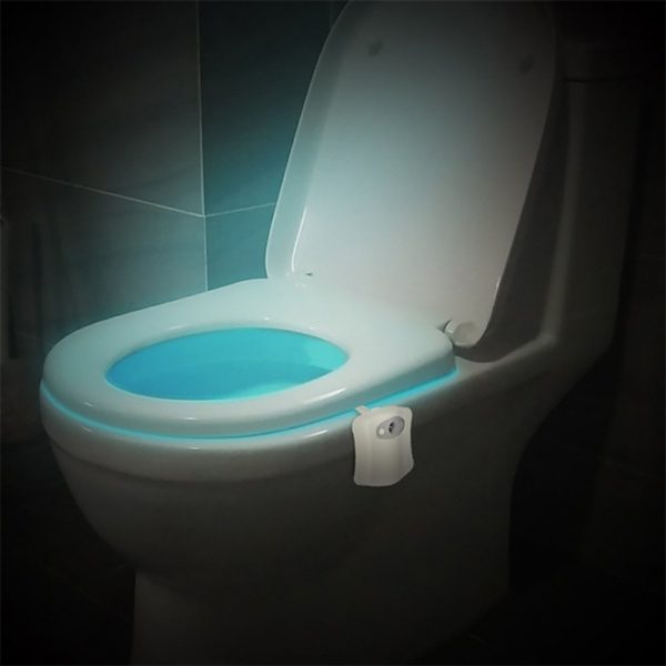 Smart Waterproof Motion Sensor Toilet Seat Night Light in 8 Colors_2