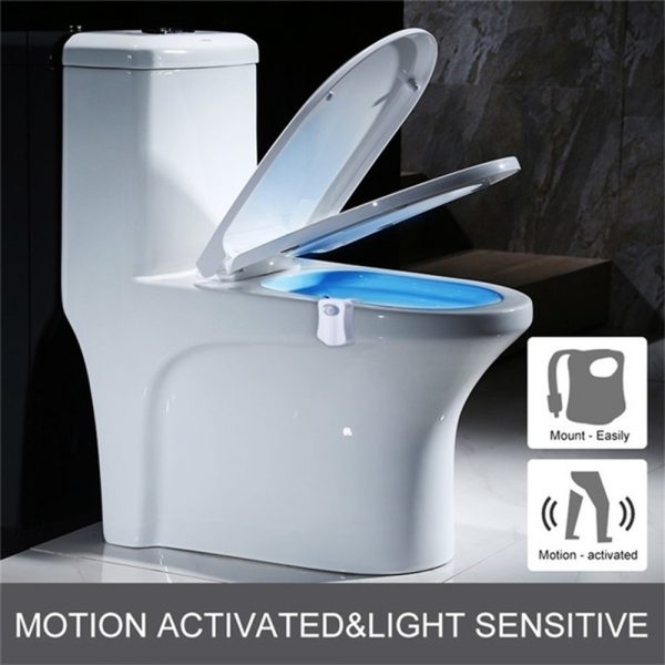 Smart Waterproof Motion Sensor Toilet Seat Night Light in 8 Colors_4