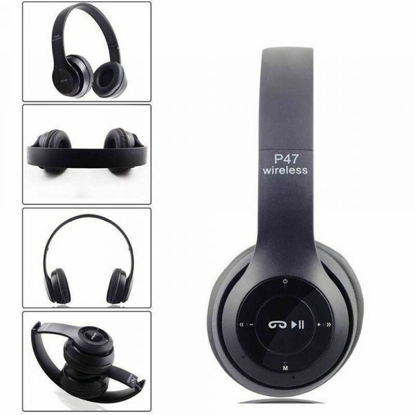 P47 Bluetooth Folding Stereo Headset for Music, Gaming and Exercising_14