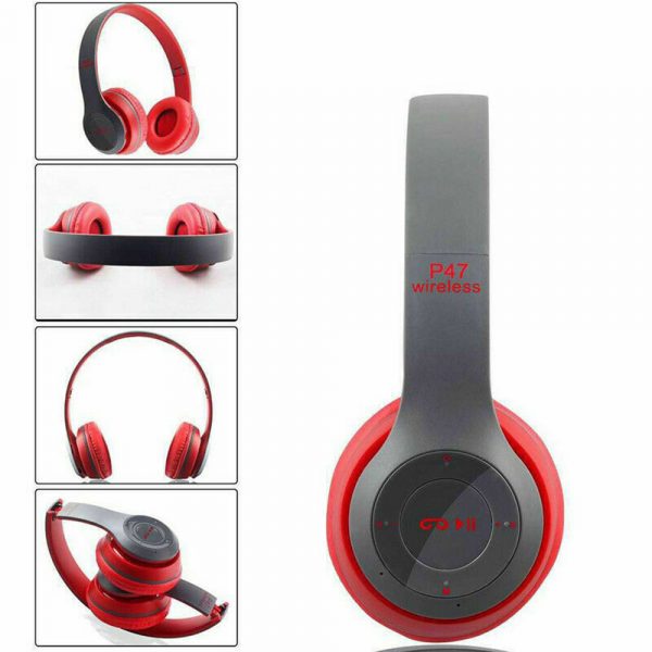 P47 Bluetooth Folding Stereo Headset for Music, Gaming and Exercising_17