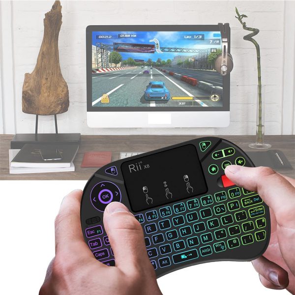 2 in 1 USB Rechargeable Wireless Miniature Backlit Mouse and QWERTY Keyboard_2