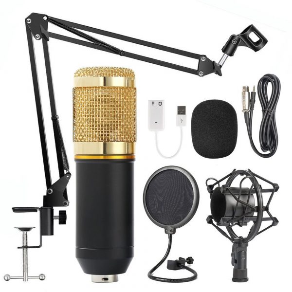 Karaoke Microphone BM-800 Studio Condenser Microphone for Broadcasting, Singing and Recording_17