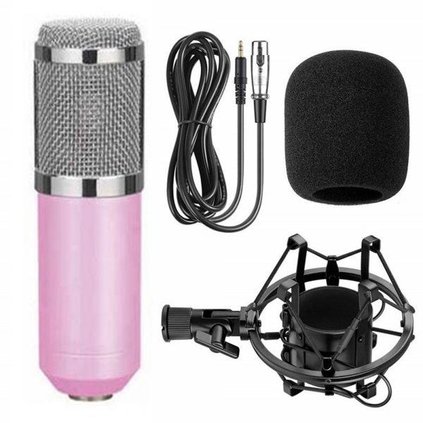 Karaoke Microphone BM-800 Studio Condenser Microphone for Broadcasting, Singing and Recording_5