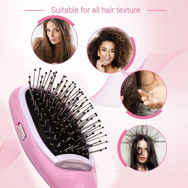 Negative Ion Battery Operated Hair Brush Styling Hair Comb and Scalp Massager_6