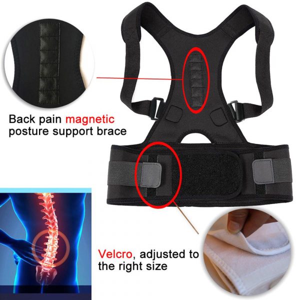 Belt Back Humpback Magnetic Posture Corrector for Men and Women_10