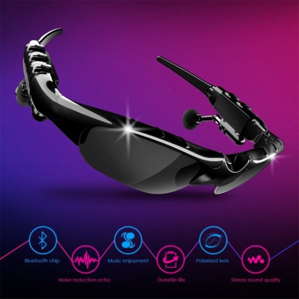 Outdoor Polarized Light Sunglasses and Wireless Bluetooth Headset Portable Glasses Headset_4