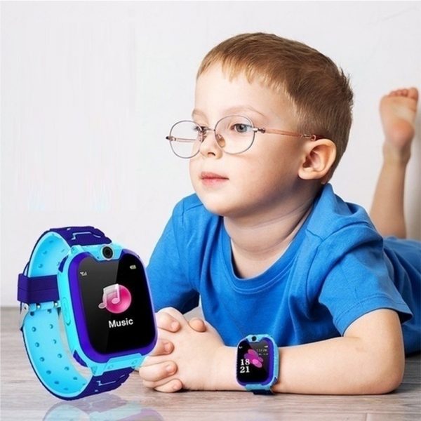 Q12 Life Waterproof SOS USB Rechargeable Smartwatch for Children iOS and Android Ready_1