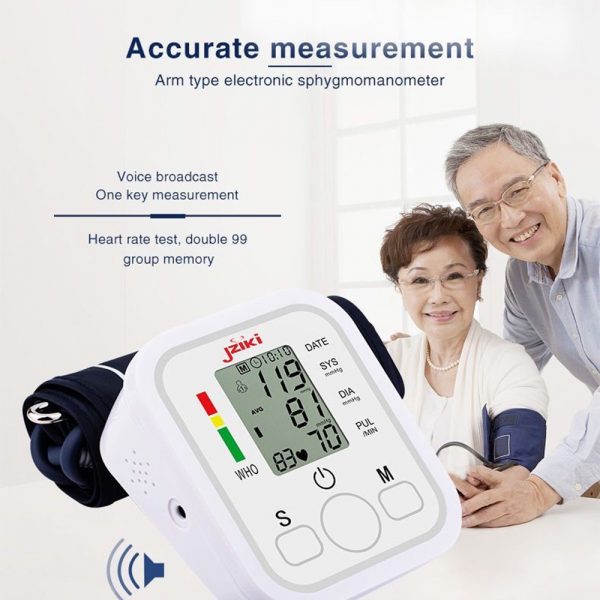 High Accuracy Digital Blood Pressure Monitor Sphygmomanometer for Home and Hospital Use_13
