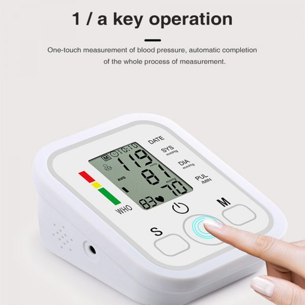 High Accuracy Digital Blood Pressure Monitor Sphygmomanometer for Home and Hospital Use_15