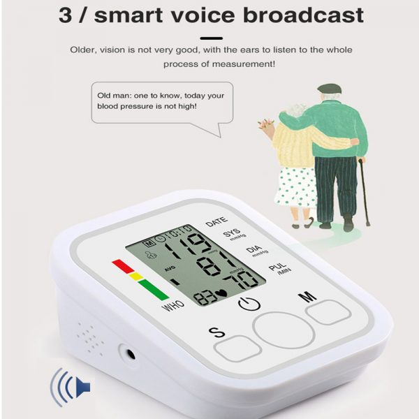 High Accuracy Digital Blood Pressure Monitor Sphygmomanometer for Home and Hospital Use_2