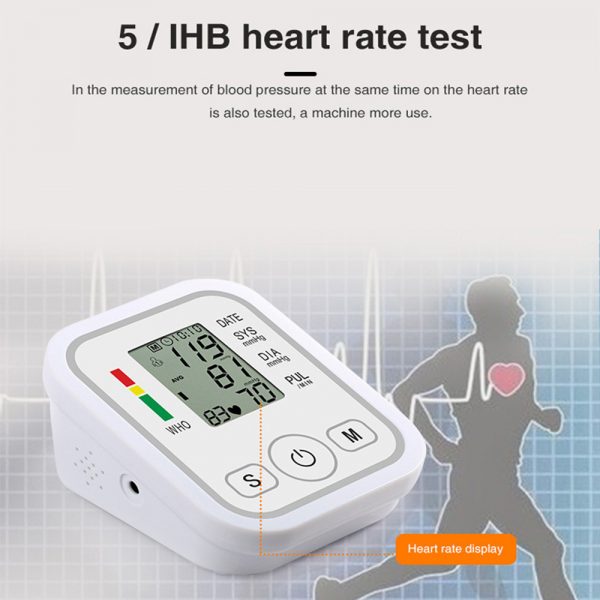 High Accuracy Digital Blood Pressure Monitor Sphygmomanometer for Home and Hospital Use_4