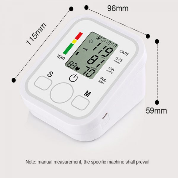 High Accuracy Digital Blood Pressure Monitor Sphygmomanometer for Home and Hospital Use_6