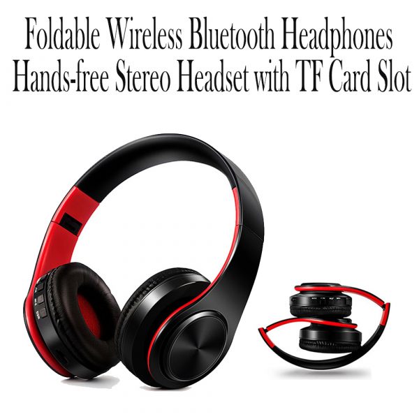 Foldable Wireless Bluetooth Headphones Hands-free Stereo Headset with TF Card Slot_9