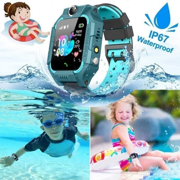 Z6 Q19 Kids Waterproof Smart Watch with Touch Camera SOS Watch for Boys and Girls_3