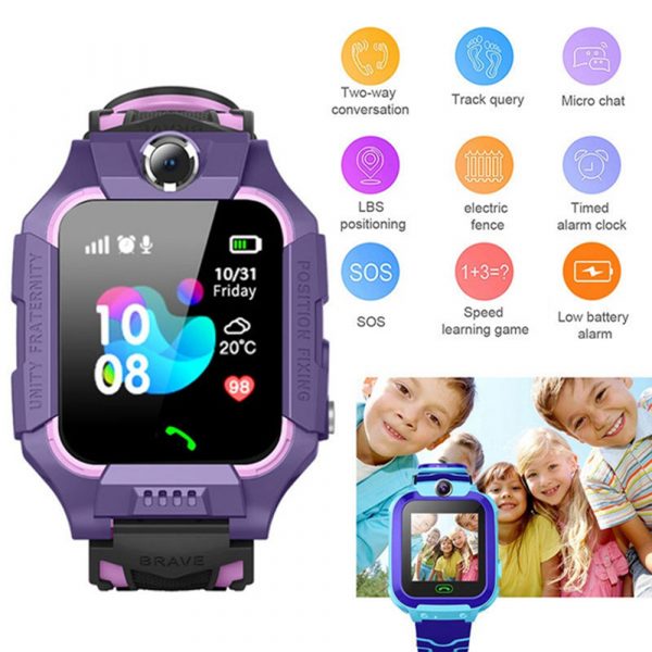 Z6 Q19 Kids Waterproof Smart Watch with Touch Camera SOS Watch for Boys and Girls_9