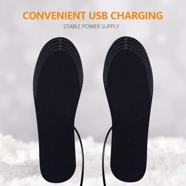 Electric Heating Cut-to-Fit Insoles Washable Thermal Foot Warmer Sock Cushion for Men and Women_13