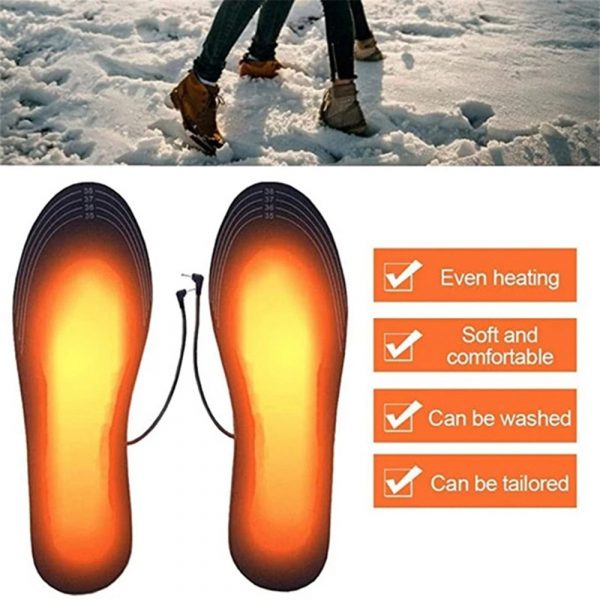 Electric Heating Cut-to-Fit Insoles Washable Thermal Foot Warmer Sock Cushion for Men and Women_14