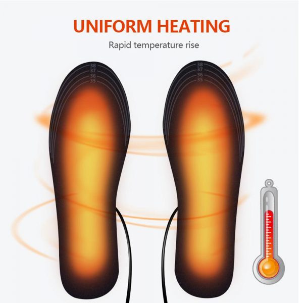 Electric Heating Cut-to-Fit Insoles Washable Thermal Foot Warmer Sock Cushion for Men and Women_6