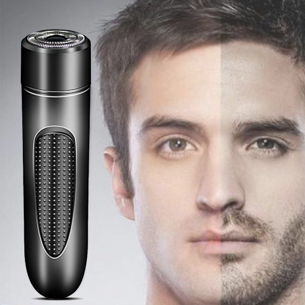 Mini Electric Rotary Shaver Portable Micro-USB Electric Razor for Face and Body Hair_1
