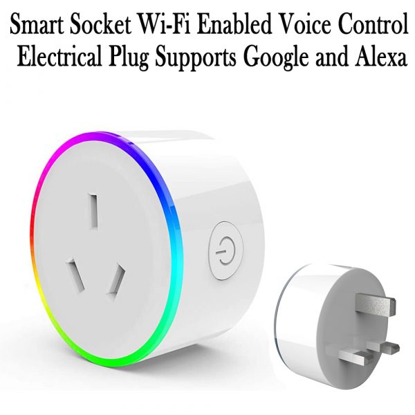 Smart Socket Wi-Fi Enabled Voice Control Electrical Plug Supports Google and Alexa_2