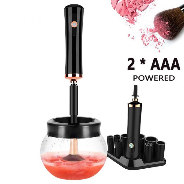 Battery Operated Electric Makeup Brush Cleaner Automatic Brush Washer and Dryer_12