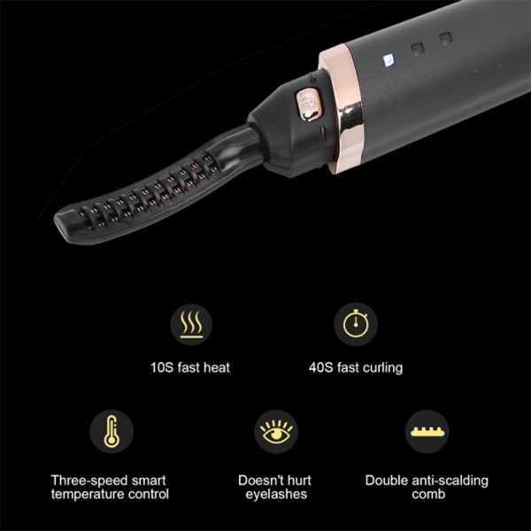 360 ° Rotary Head USB Rechargeable Eyelash Curling Device Quick Heating Long Lasting Eyelash Curler_15