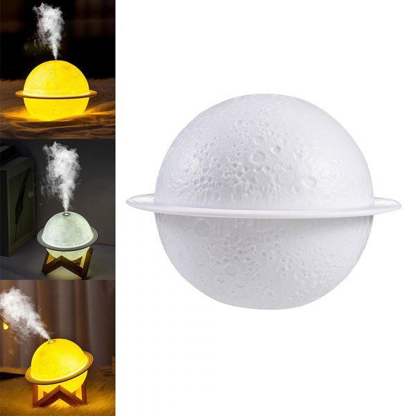 USB Rechargeable 3D Printed Planet Night Lamp and Essential Oil Diffuser for Home and Office_11
