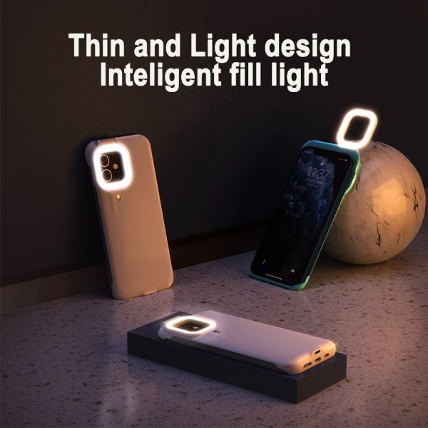 Mobile Phone Protective Phone Case with Fill Light and Reverse Charging Function_6