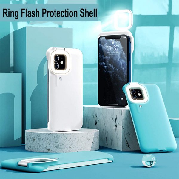 Mobile Phone Protective Phone Case with Fill Light and Reverse Charging Function_9