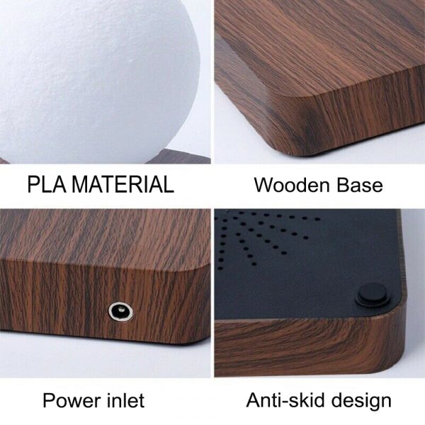 USB Charging 3D Magnetic Levitating LED Touch Night Lamp in Moon, Mars, and Jupiter_7